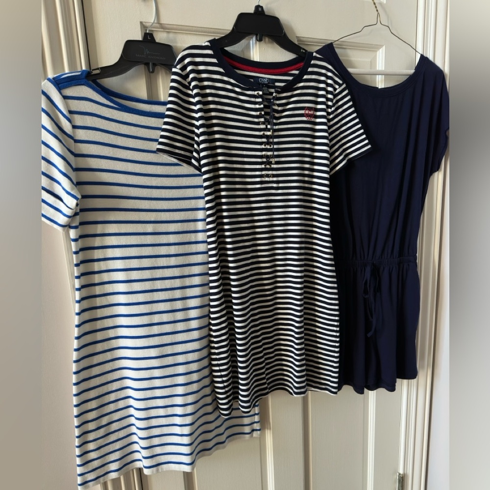 Lot of 3 -Tee Shirt Dresses/Romper